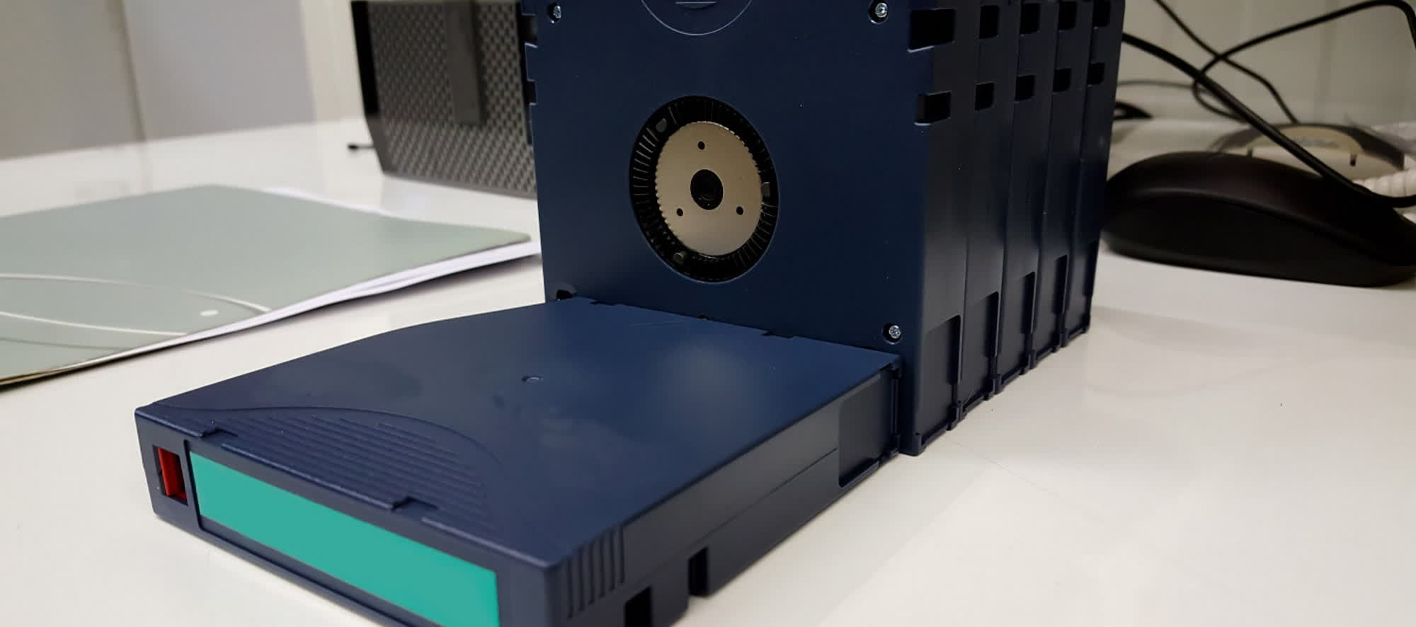 Magnetic tape shipments reached a record 152.9 exabytes in 2023